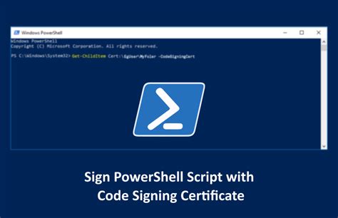 sign powershell script with smart card|powershell not signing script.